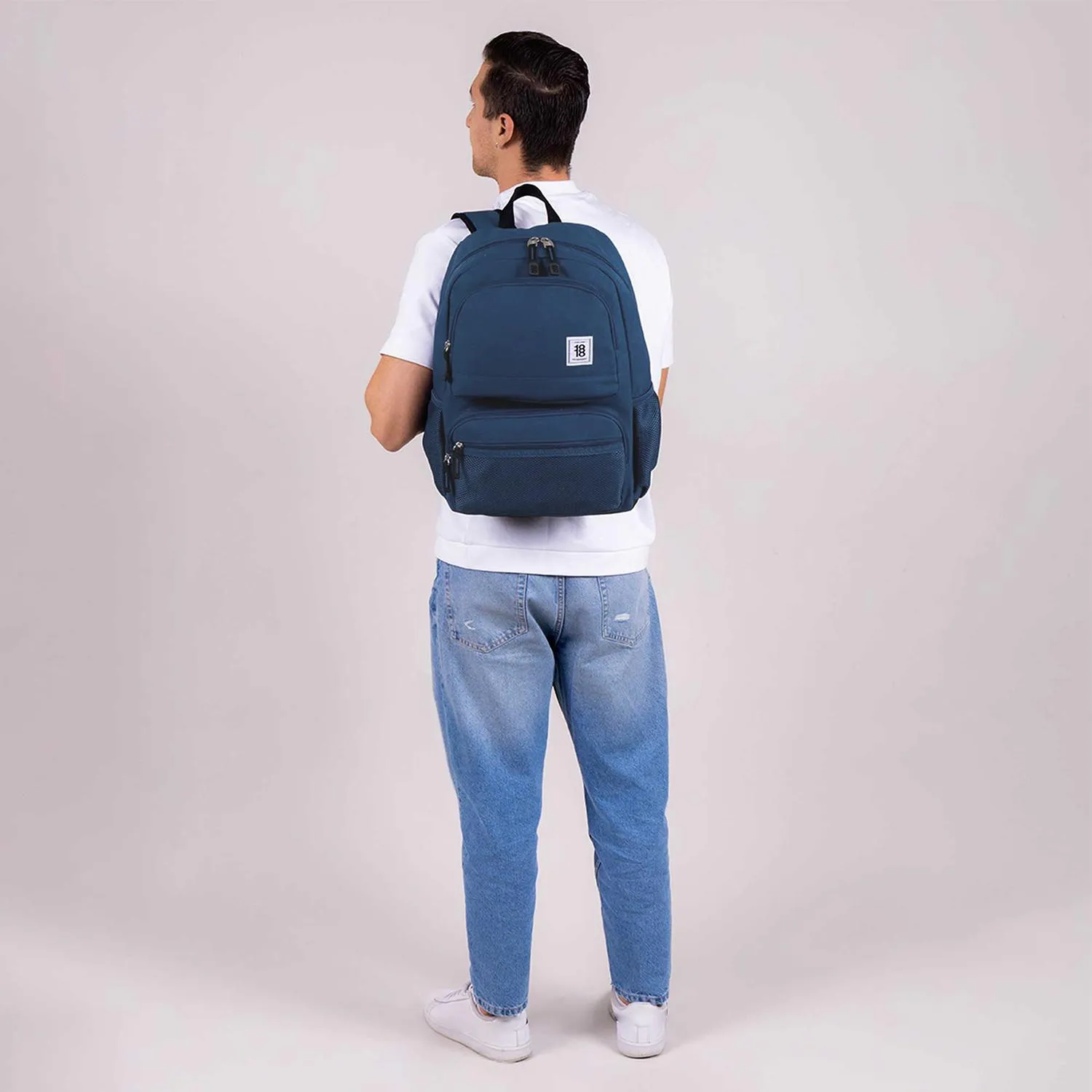 Mochila grande 1818 Unisex WYNN Azul