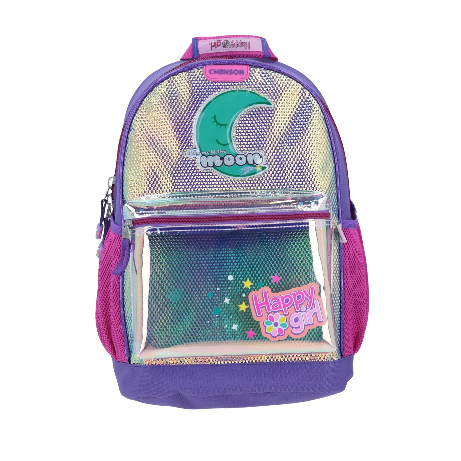 Mochila Grande The Moon Happy girl Iridiscente