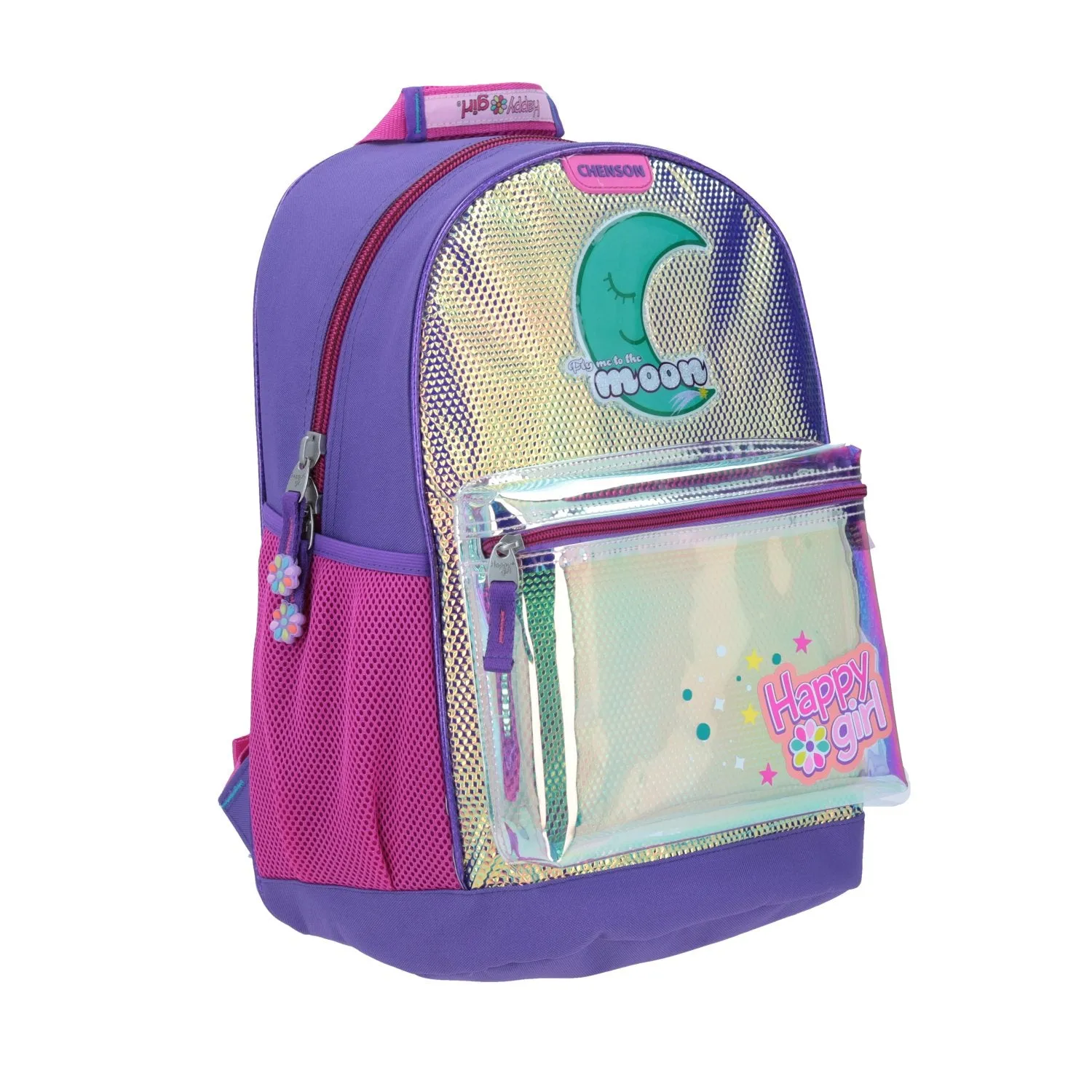 Mochila Grande The Moon Happy girl Iridiscente