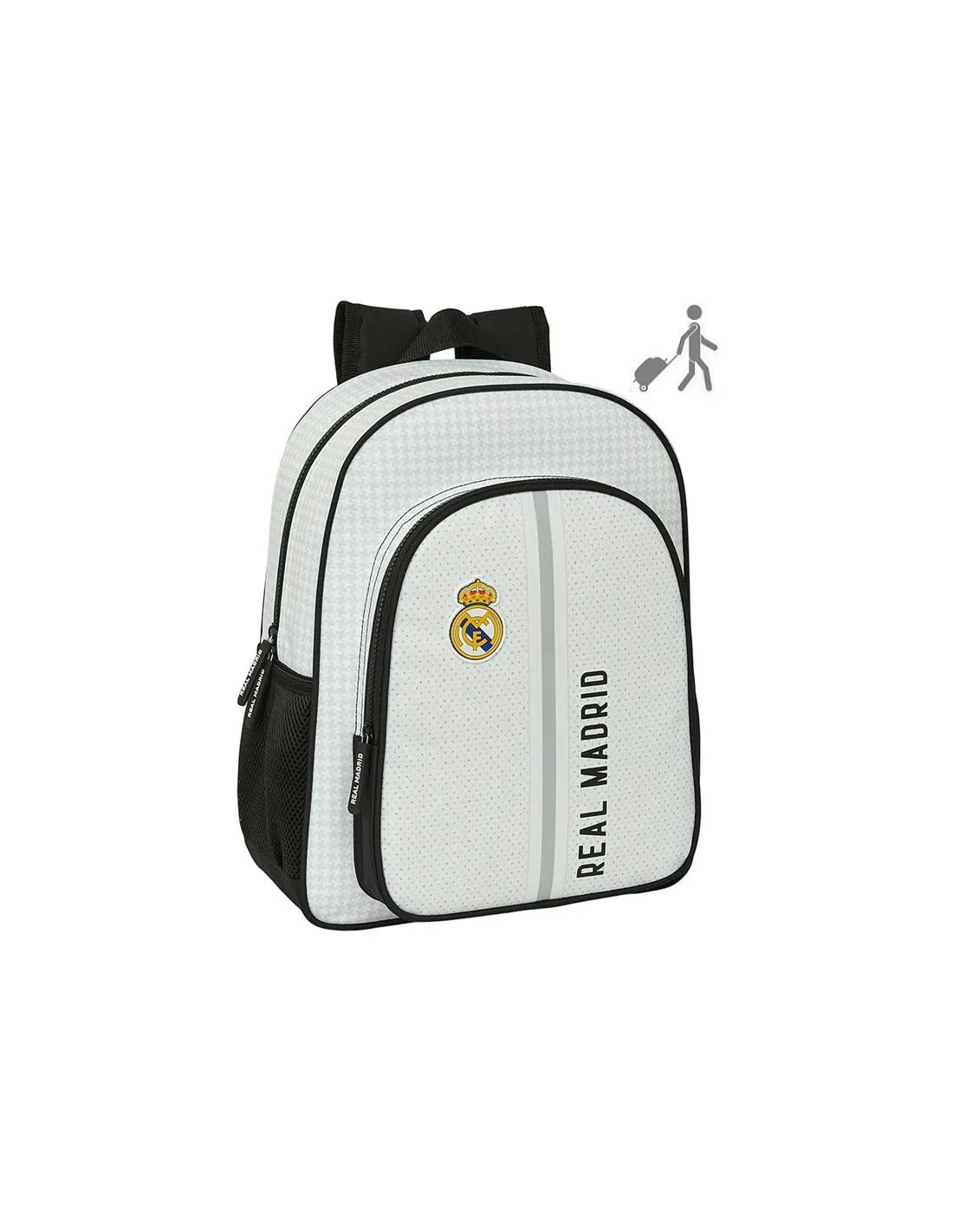 MOCHILA JUNIOR REAL MADRID 202425 ADAPTABLE A CARRO