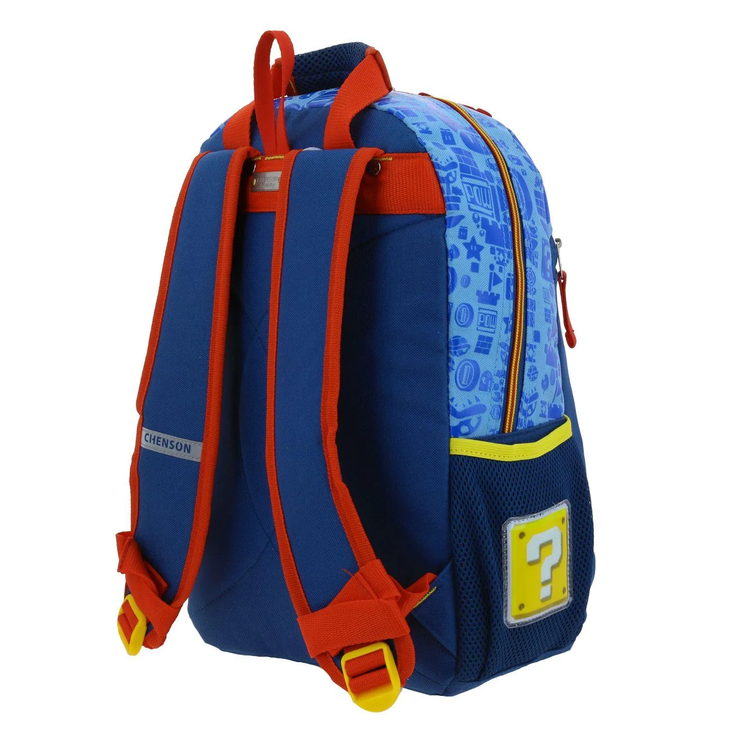 Mochila Mediana Azul Mario Bros Para Nio Chenson Scotty