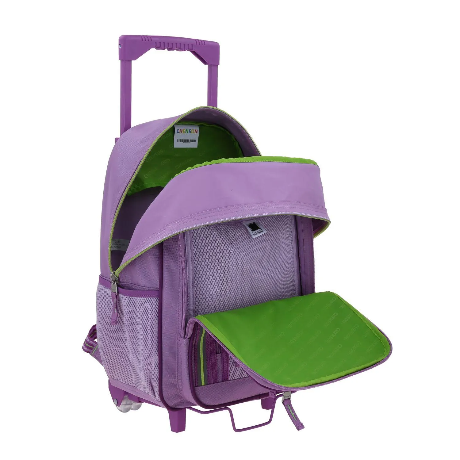 Mochila Morada Con Ruedas Grande Para Nia Chenson Chey