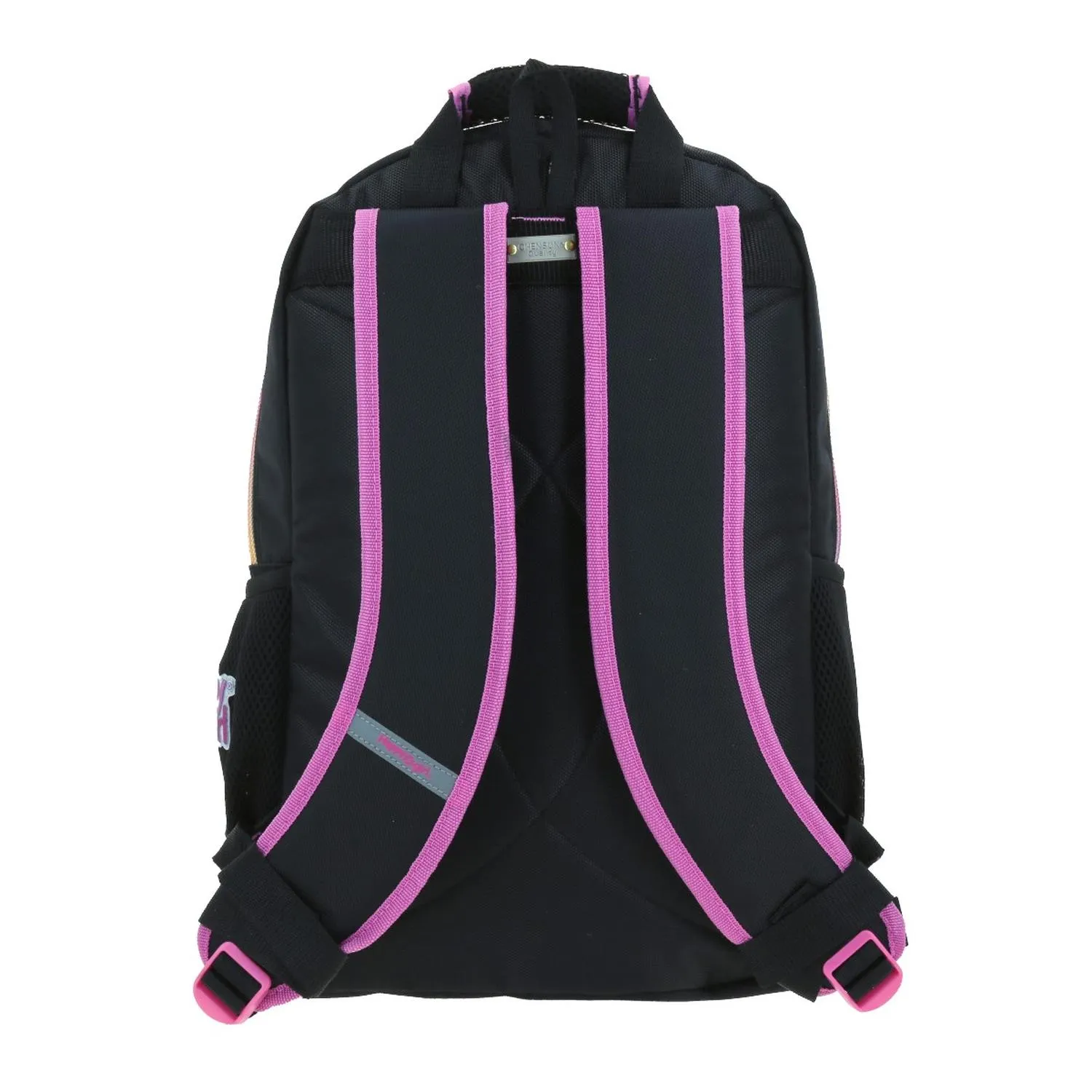 Mochila Negra con Porta Tablet De Hasta 10. Para Nia Happy Girl Alely