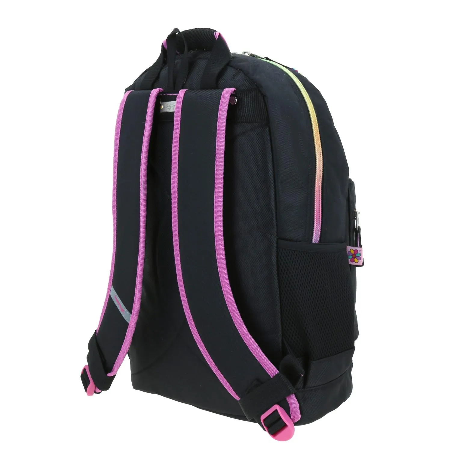 Mochila Negra con Porta Tablet De Hasta 10. Para Nia Happy Girl Alely