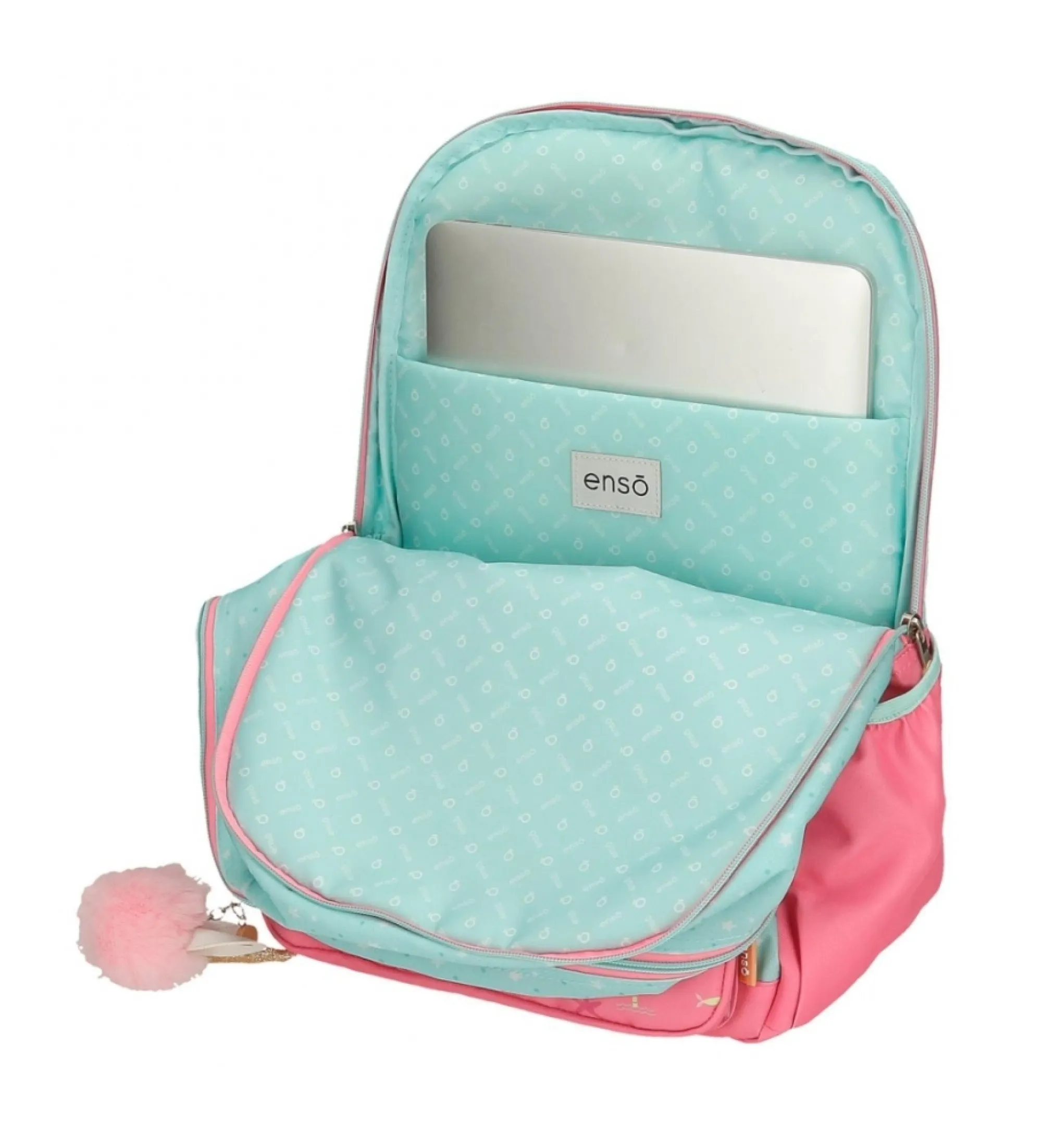 Mochila porta ordenador Enso Magic summer dos compartimentos multicolor