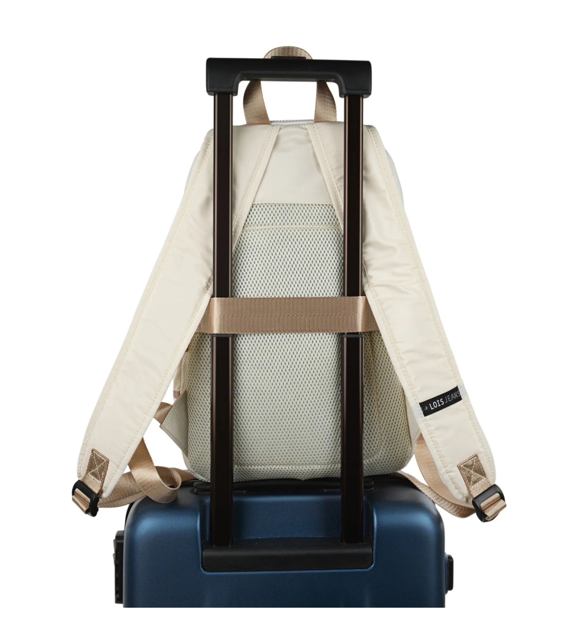 Mochila porta ordenador expandible 319844 beige