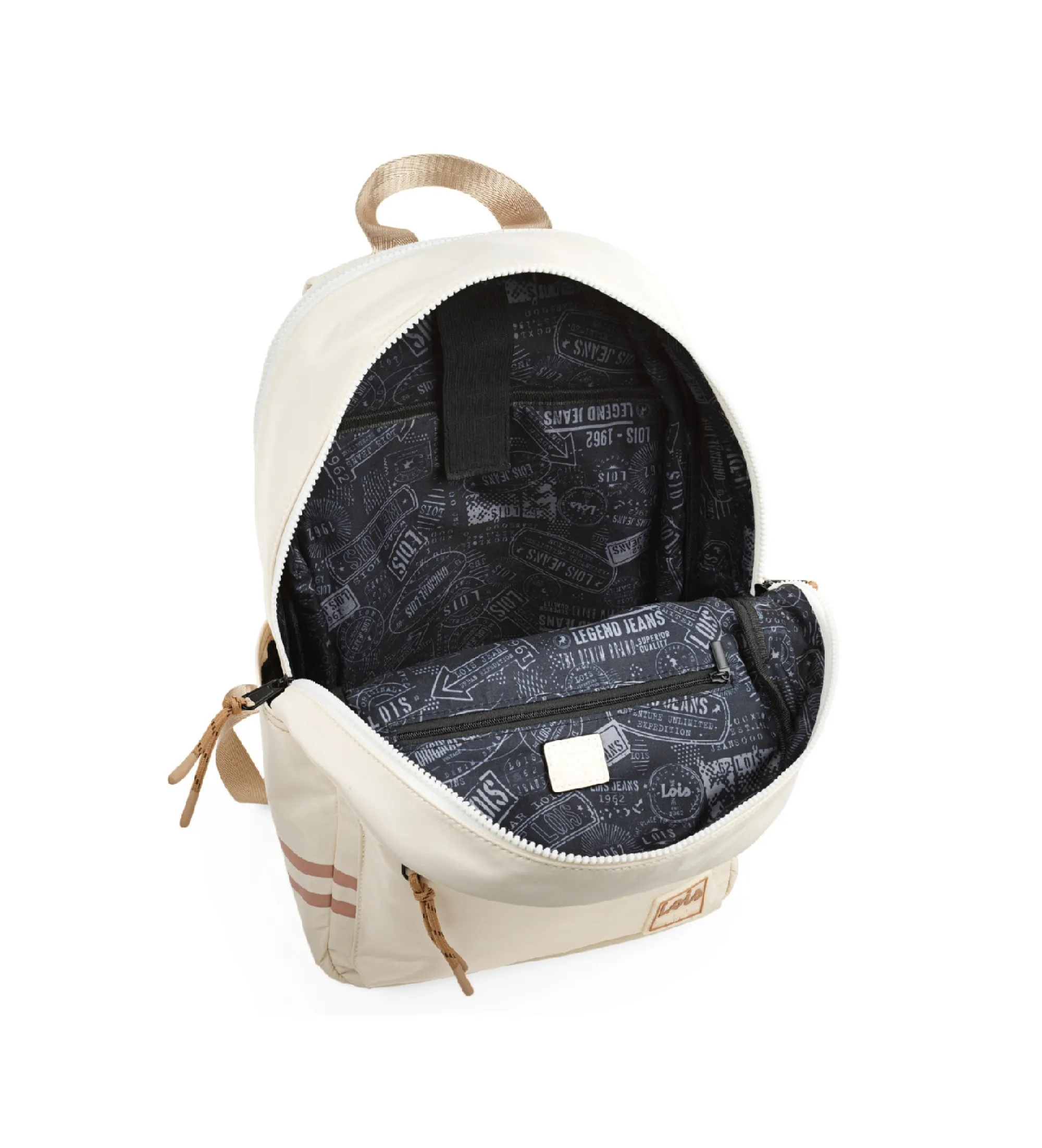 Mochila porta ordenador expandible 319844 beige