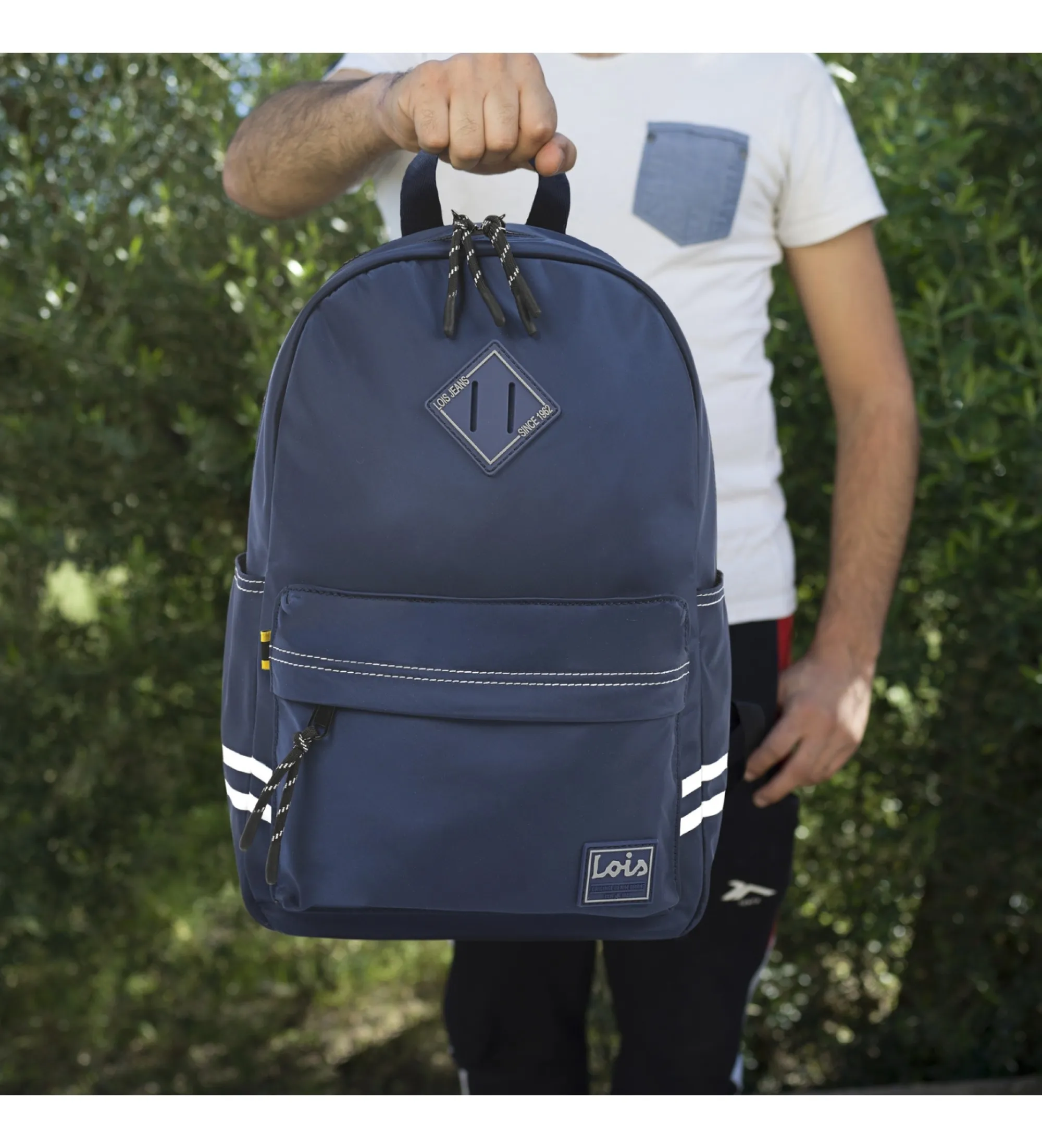 Mochila porta ordenador expandible 319844 marino