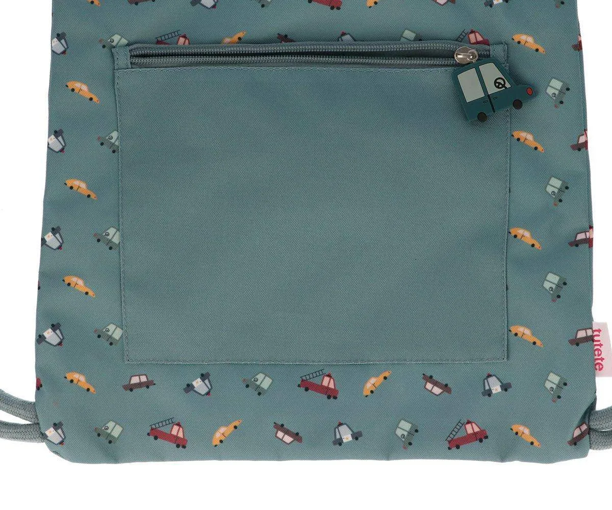 Mochila Saco Impermeable Vintage Cars