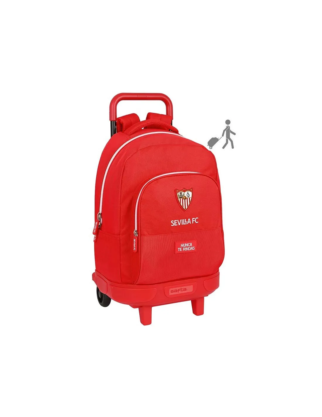 Mochila Sevilla FC con carro ruedas Compac