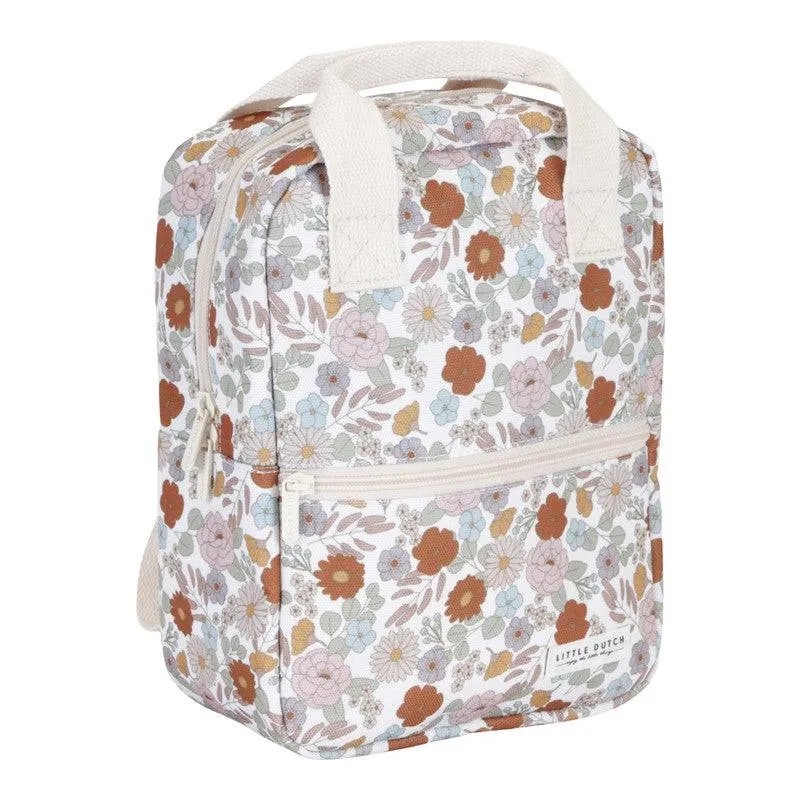 Mochila Vintage Flores · Little Dutch