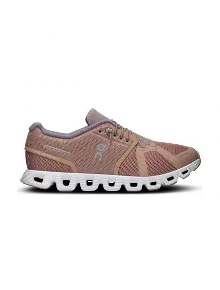 ON RUNNING Zapatillas Cloud 5 Mujer Rosebrown/Fog