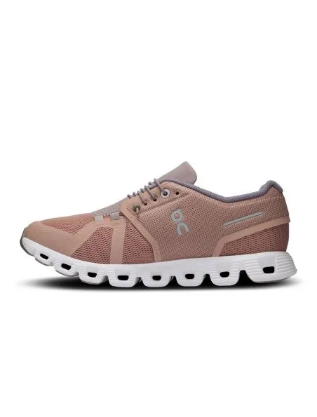 ON RUNNING Zapatillas Cloud 5 Mujer Rosebrown/Fog