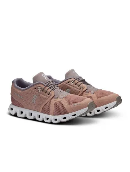 ON RUNNING Zapatillas Cloud 5 Mujer Rosebrown/Fog