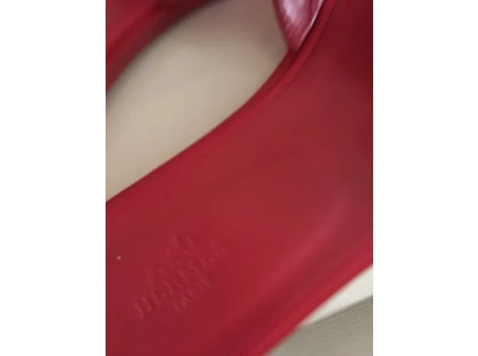 Oran Hermès Sandalias Roja 