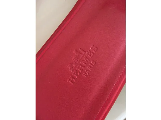 Oran Hermès Sandalias Roja 