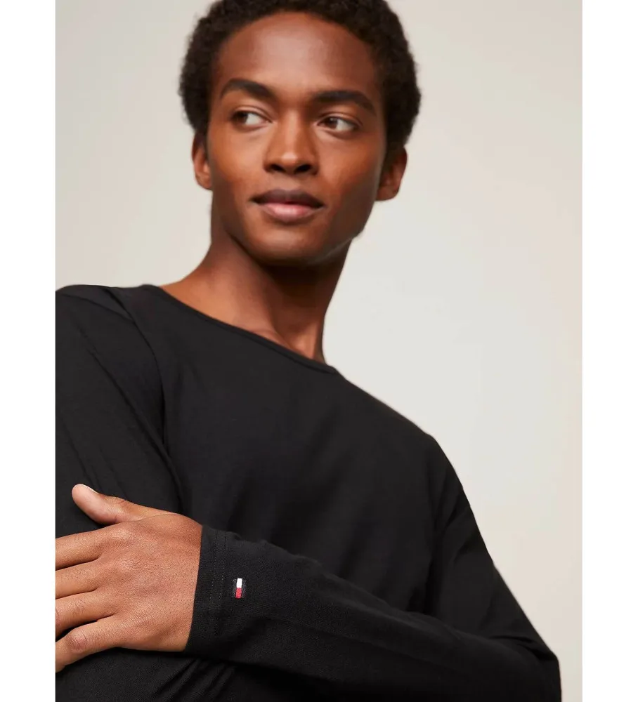 Pack de 3 camisetas manga larga negro