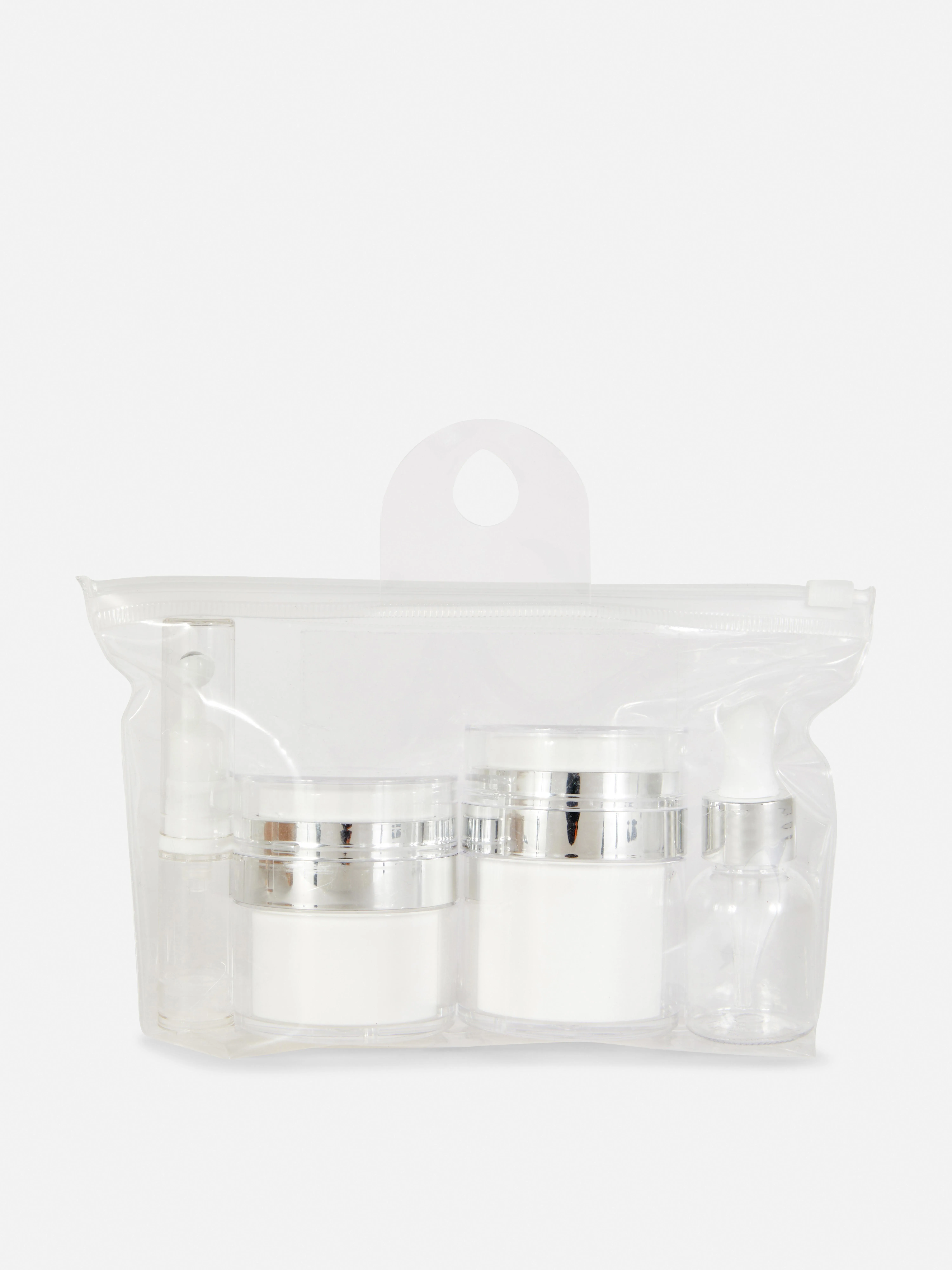 Pack de 4 frascos para productos de cuidado facial