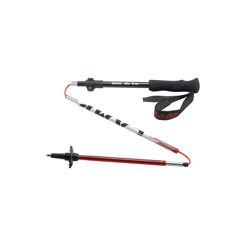 Palo plegable Camp Sonic Alu Evo (rojo/blanco)