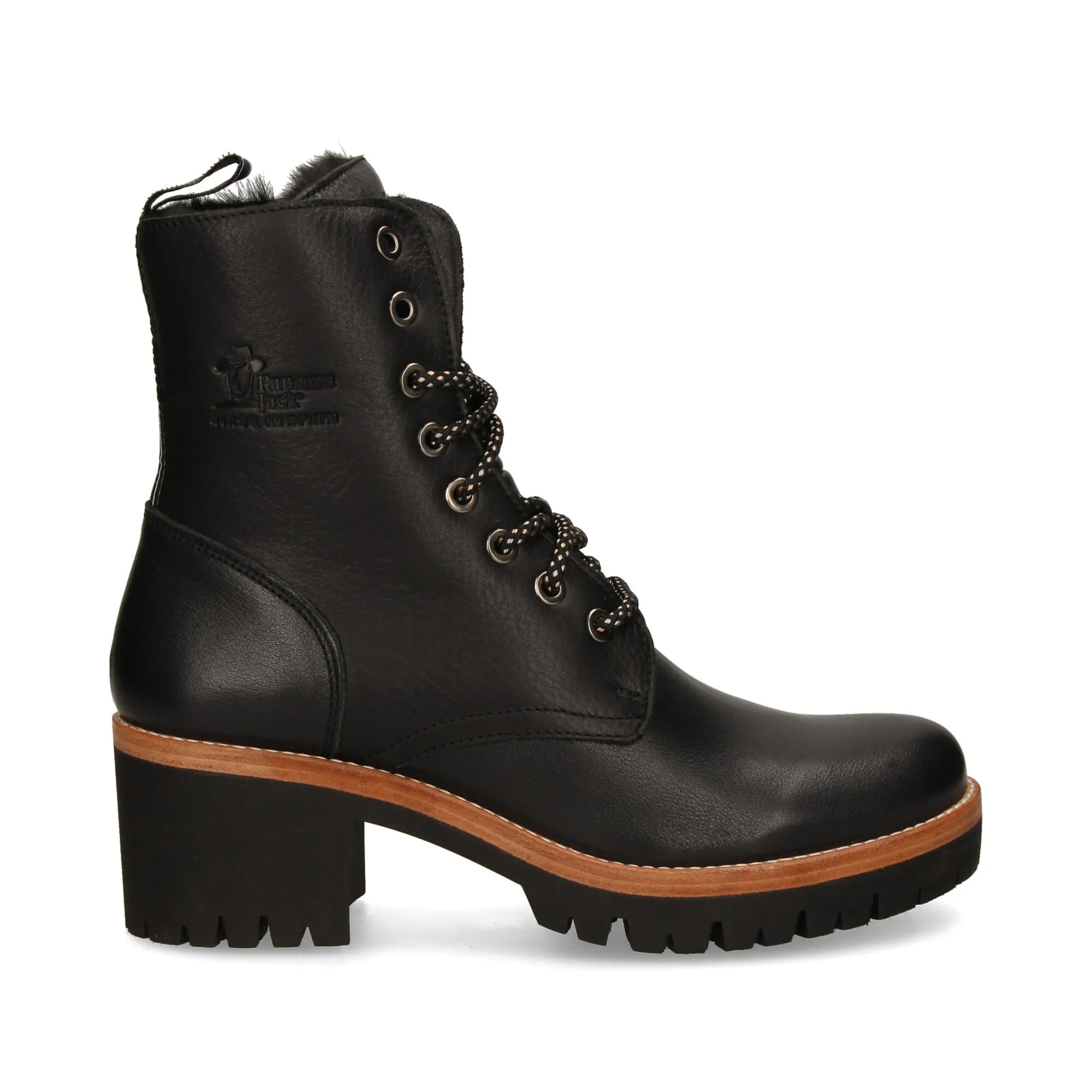 PANAMA JACK Botines con tacón de Mujer B2 NEGRO