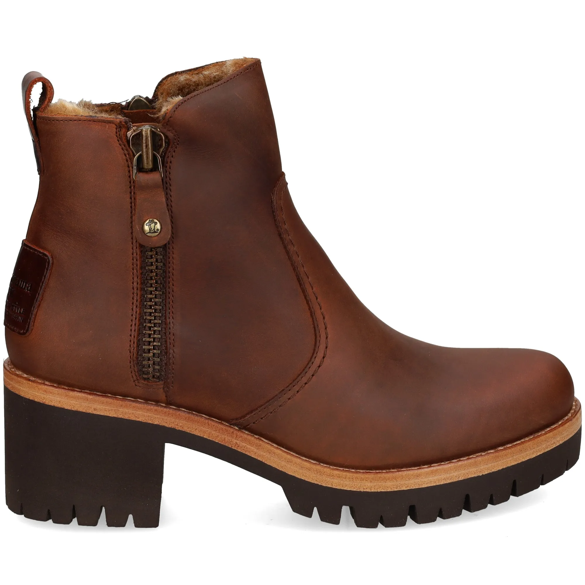 PANAMA JACK Botines con tacón de Mujer B9 CUERO