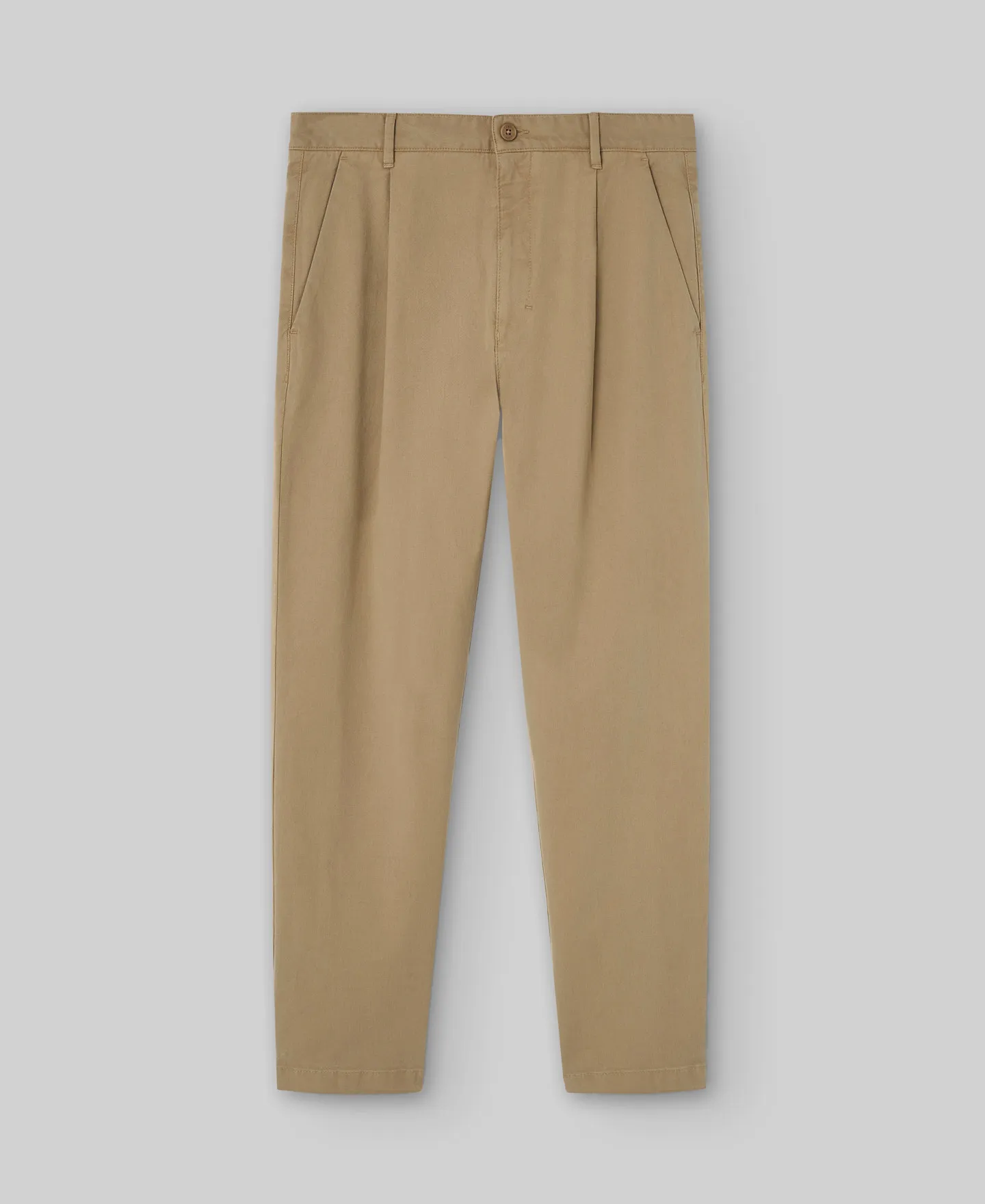 Pantalón chino sarga de algodón hombre