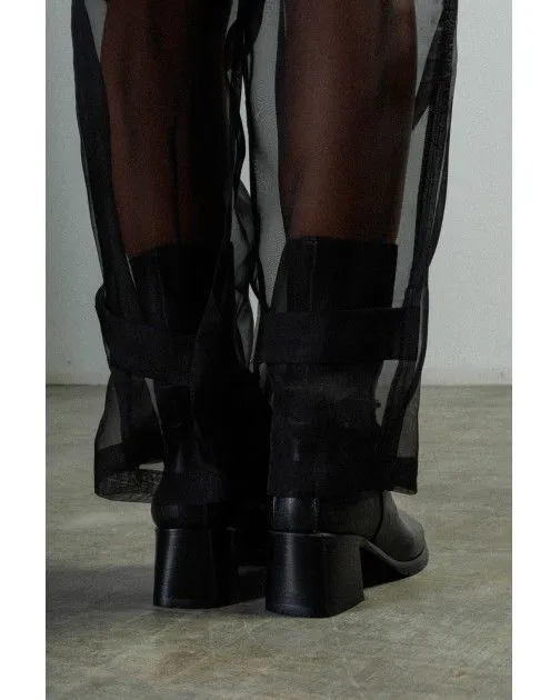 pantalones clásicos Malloni M23I70551 Negro