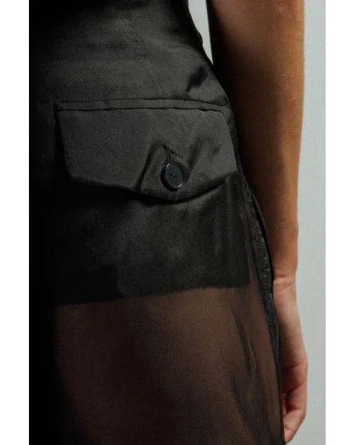 pantalones clásicos Malloni M23I70551 Negro