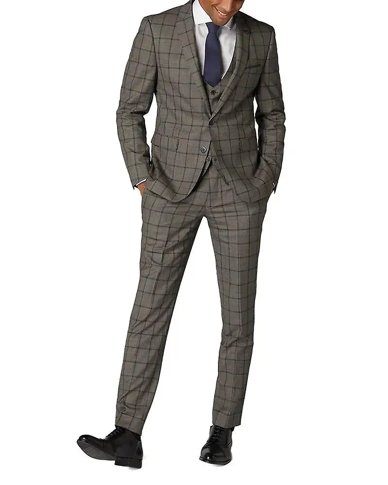 PANTALóN DE TRAJE LUCA MIX & MATCH  MARRóN