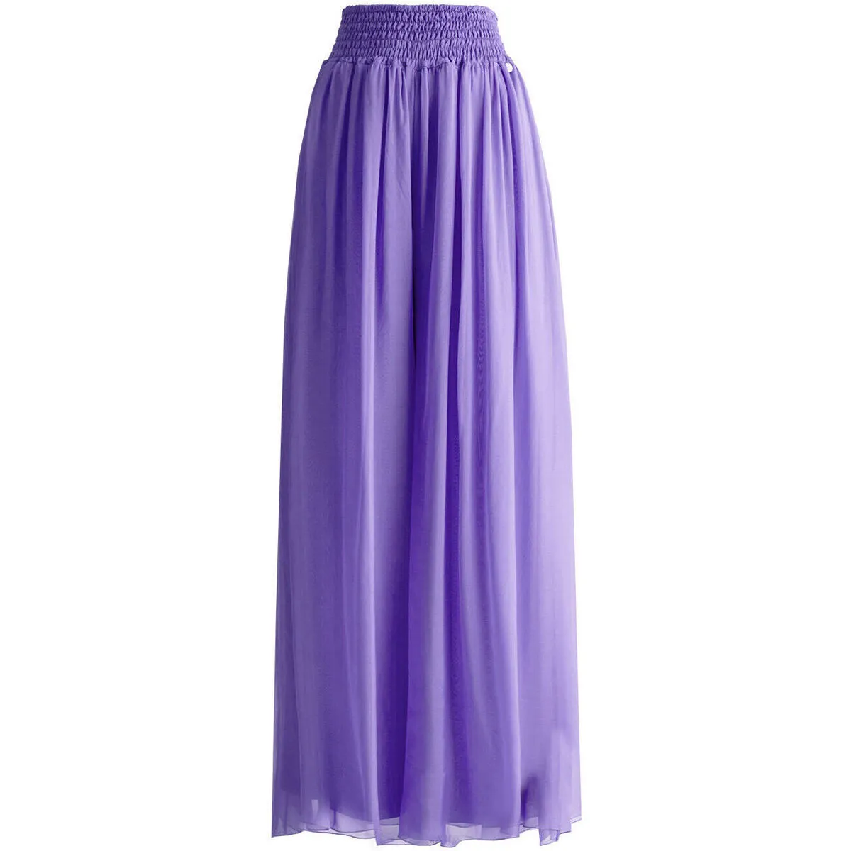 Pantalón en mezcla de seda