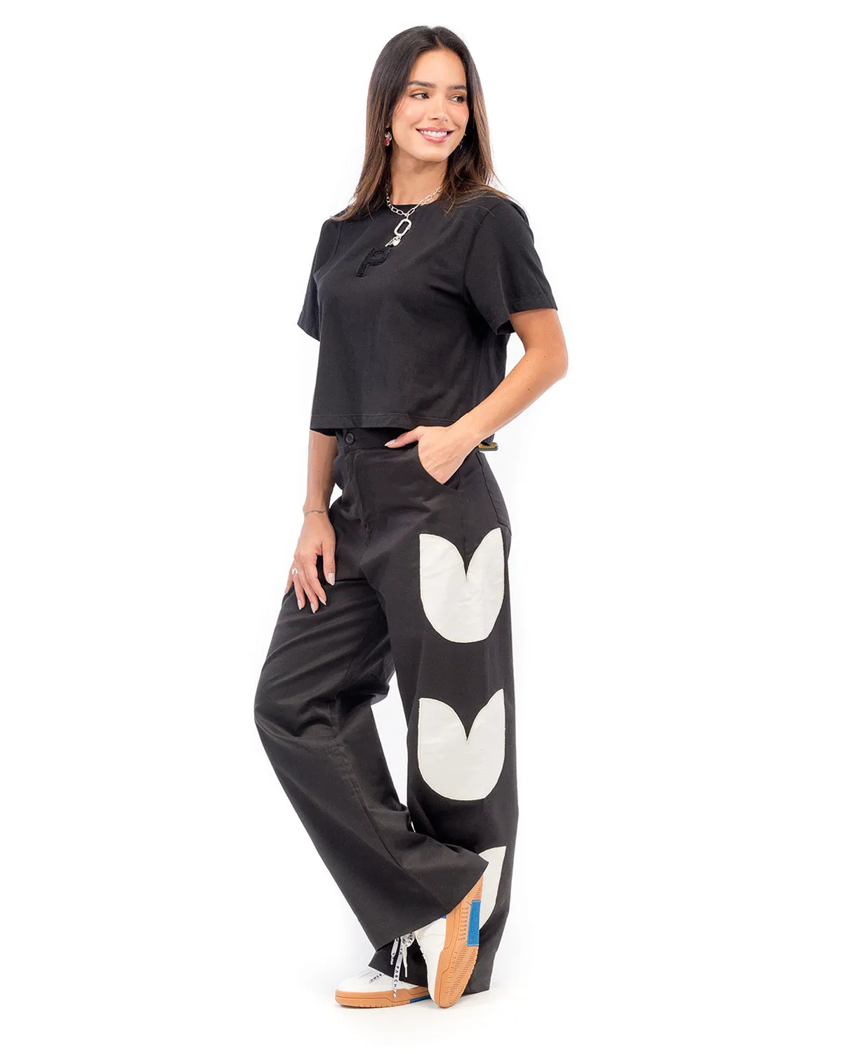 Pantalón Tulipán Negro