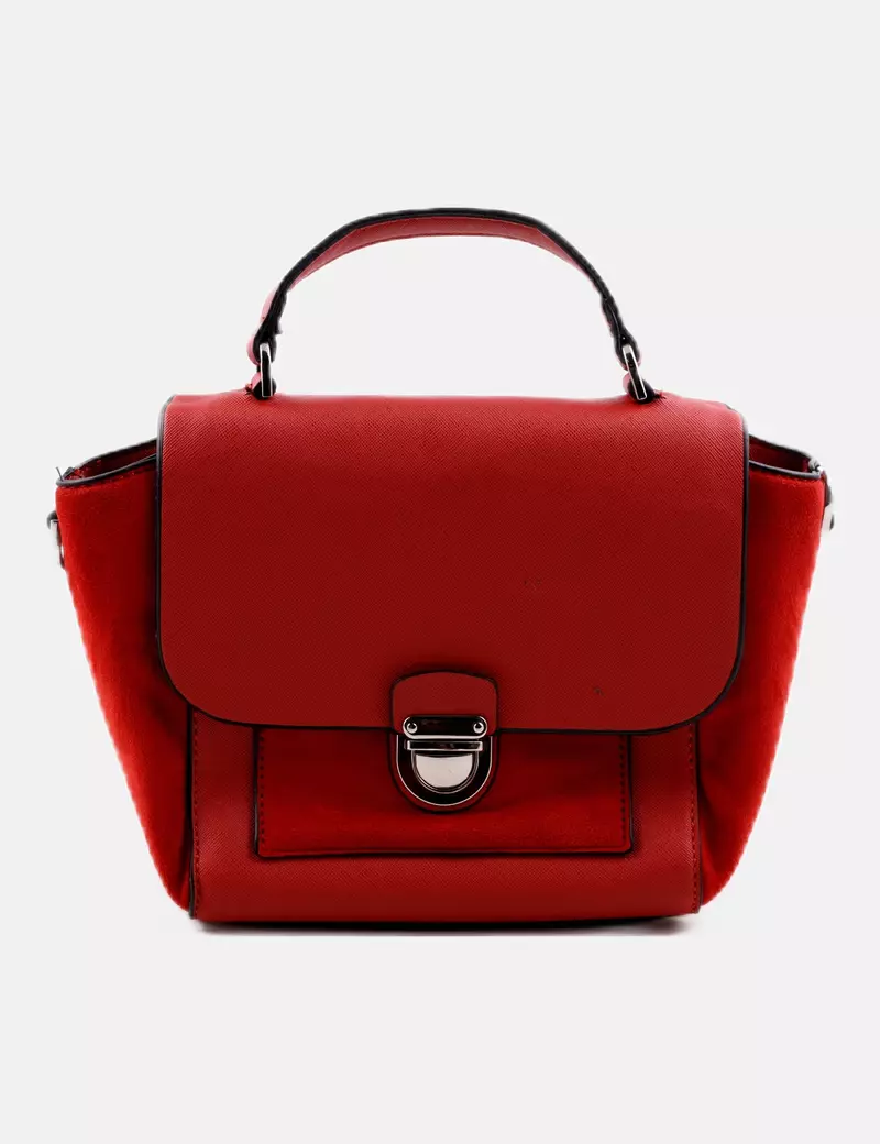 Parfois Bolso de mano combinado rojo