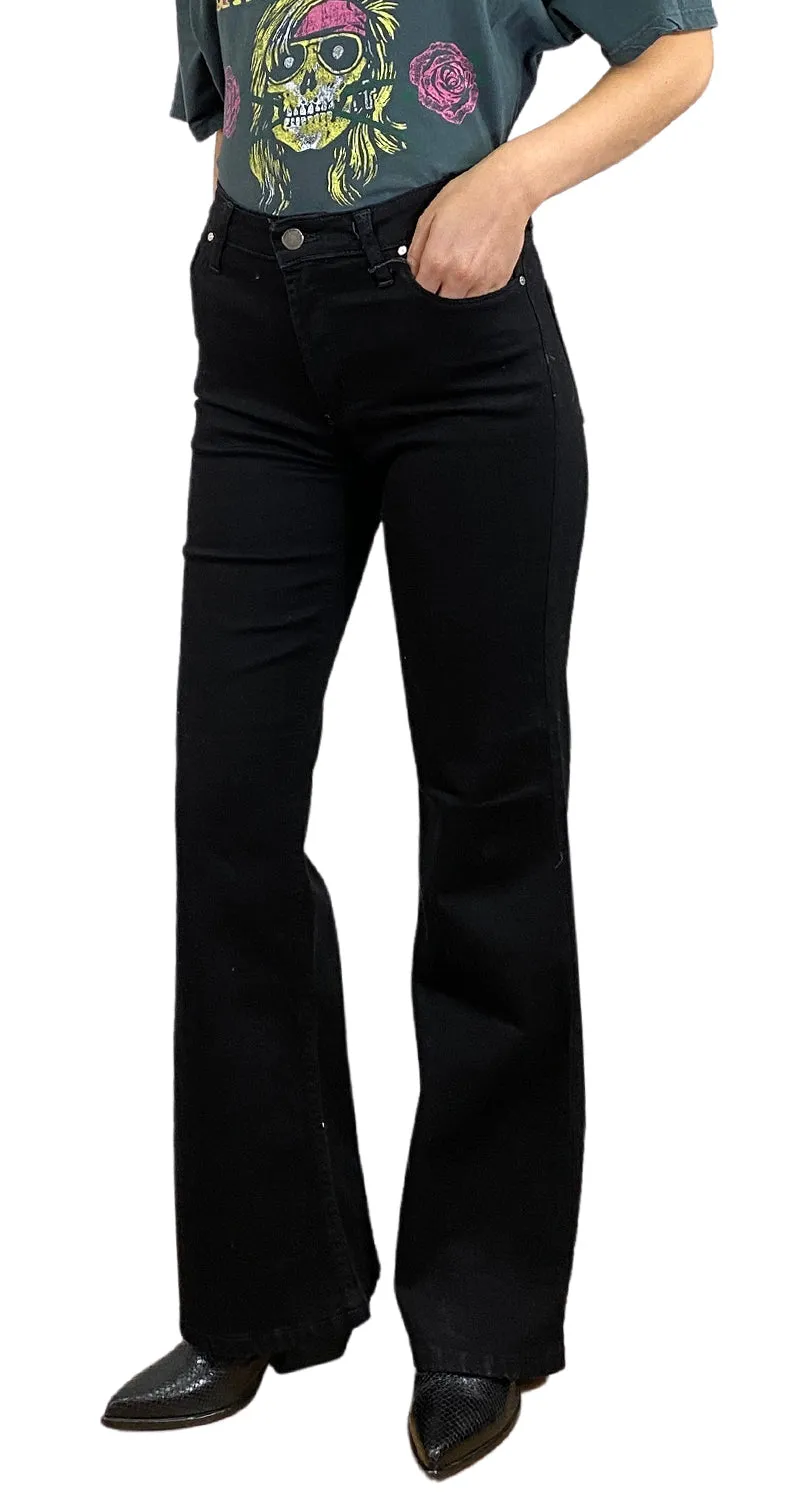 PAULA CAHEN D'ANVERS Pantalón Negro Palazzo