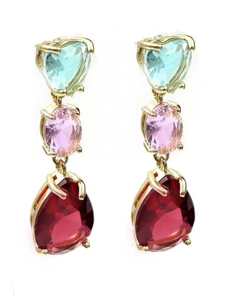 PENDIENTES ELEGANTES TRIO DE COLOR ESPECIAL MADRINAS BODA