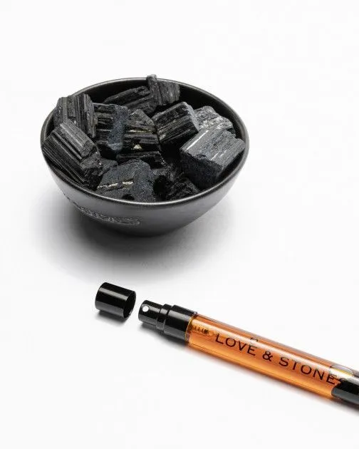 Piedras difusoras Love & Stones HEAL Crystal Black Ceramic Diffuser Negro