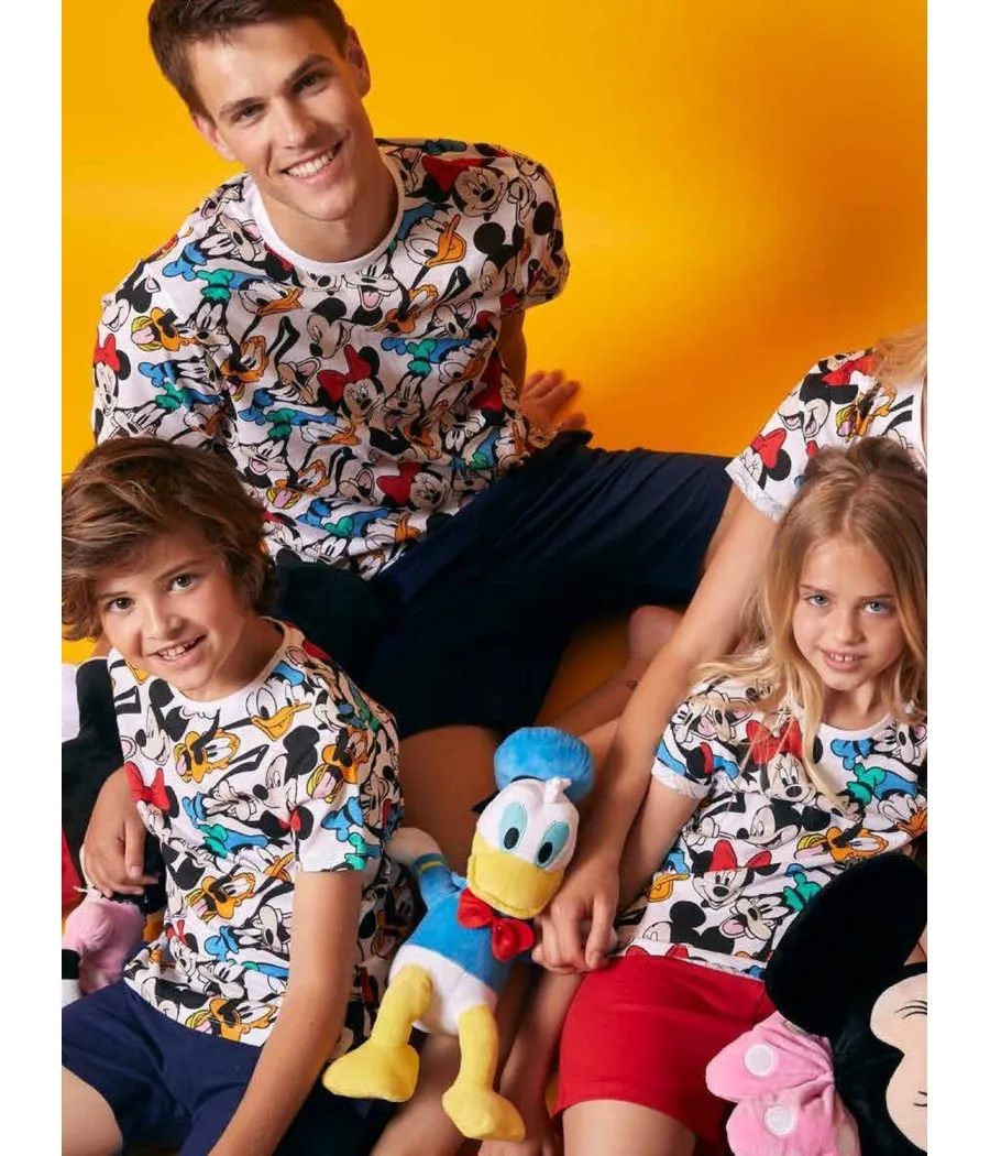Pijama hombre Mickey & Friends verano Disney algodón