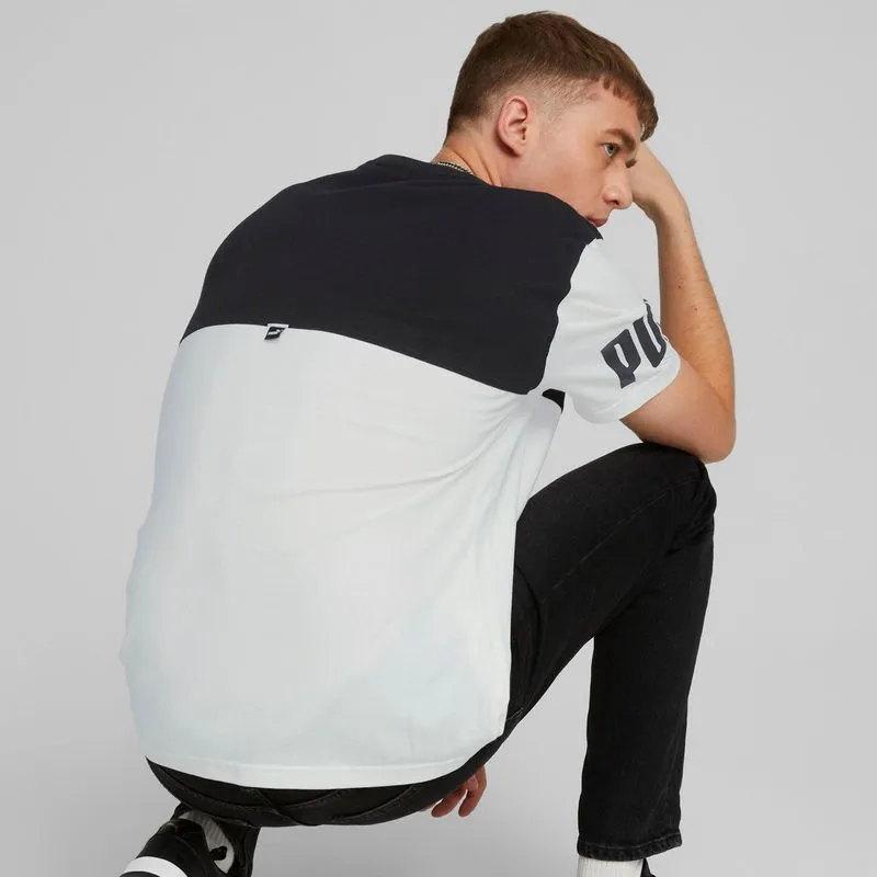 Polo Urbanas Hombre Puma Power Colorblock Tee