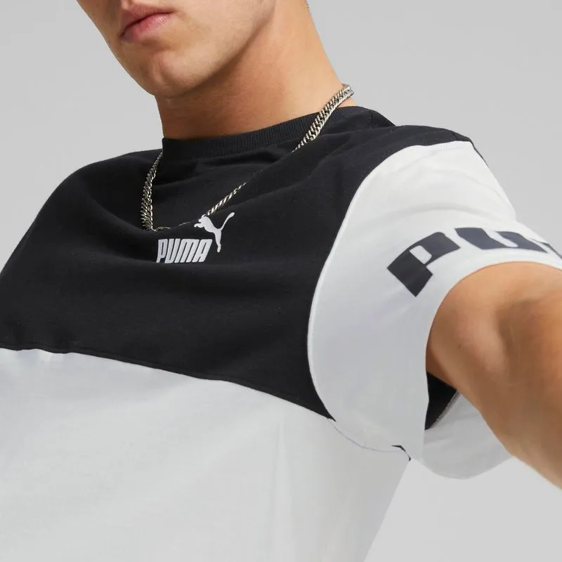 Polo Urbanas Hombre Puma Power Colorblock Tee