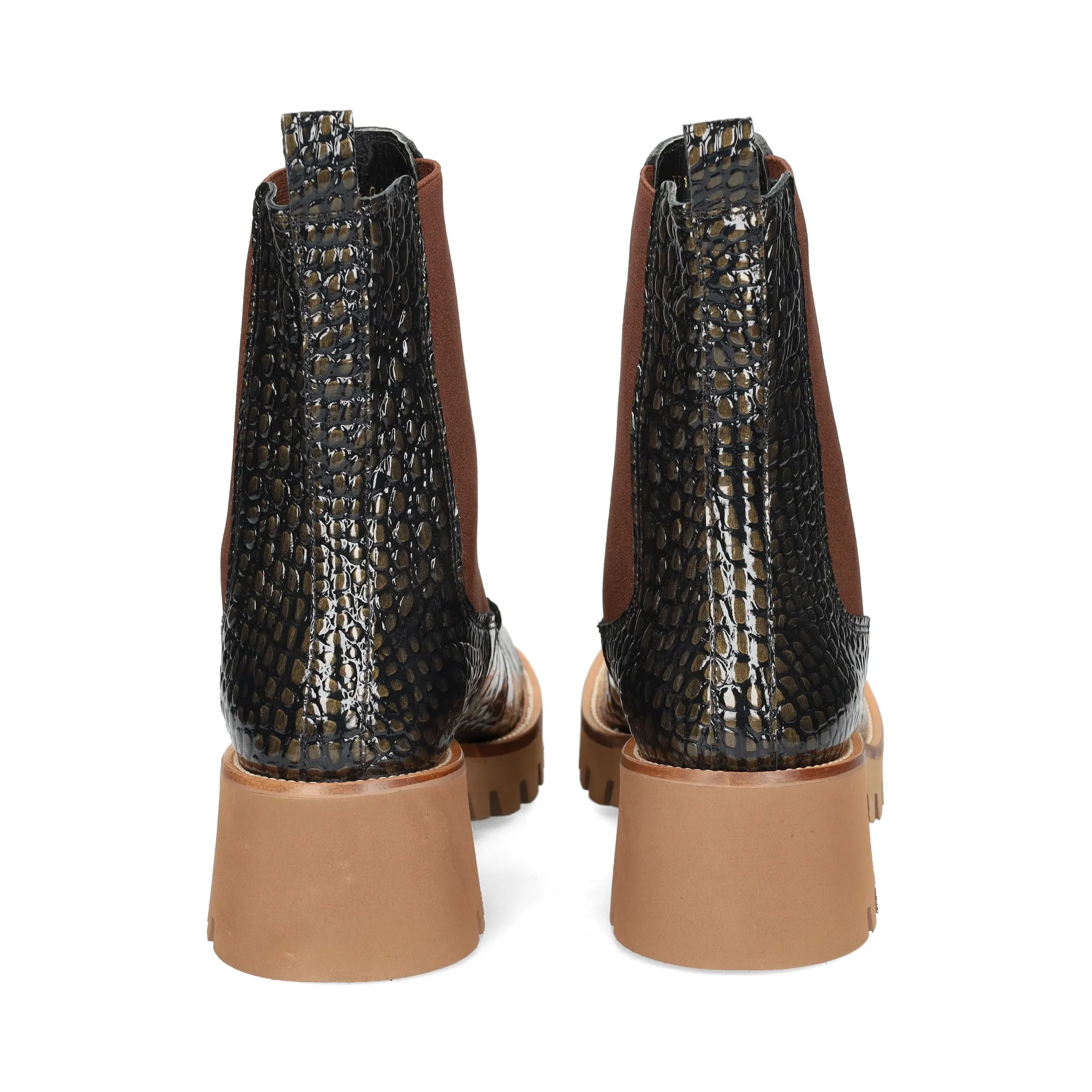 PONS QUINTANA Botines con tacón de Mujer 65 BRONCE