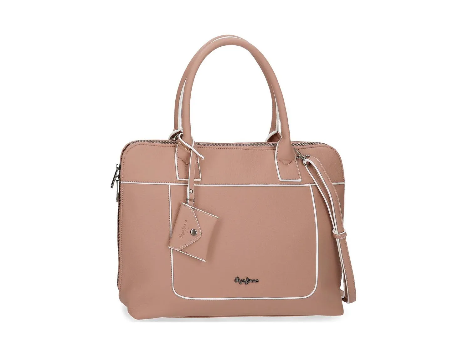 Portadocumentos Pepe Jeans Jeny portaordenador adaptable en rosa