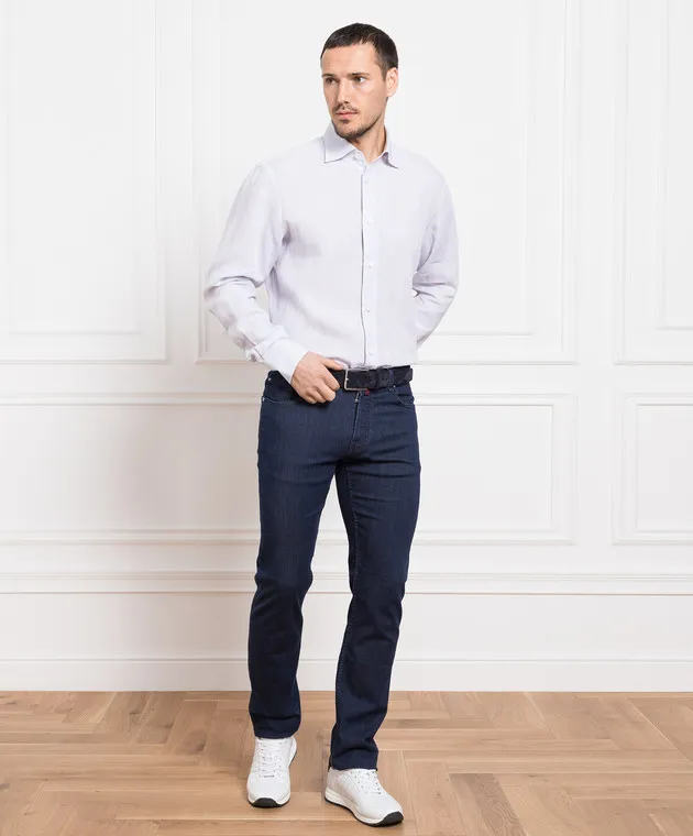 Primo Imperatore Gray linen shirt