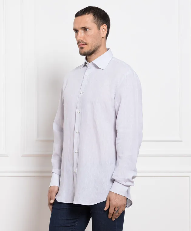Primo Imperatore Gray linen shirt