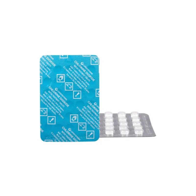 Purificador de agua LIFESYSTEM Tabletas de dióxido de cloro