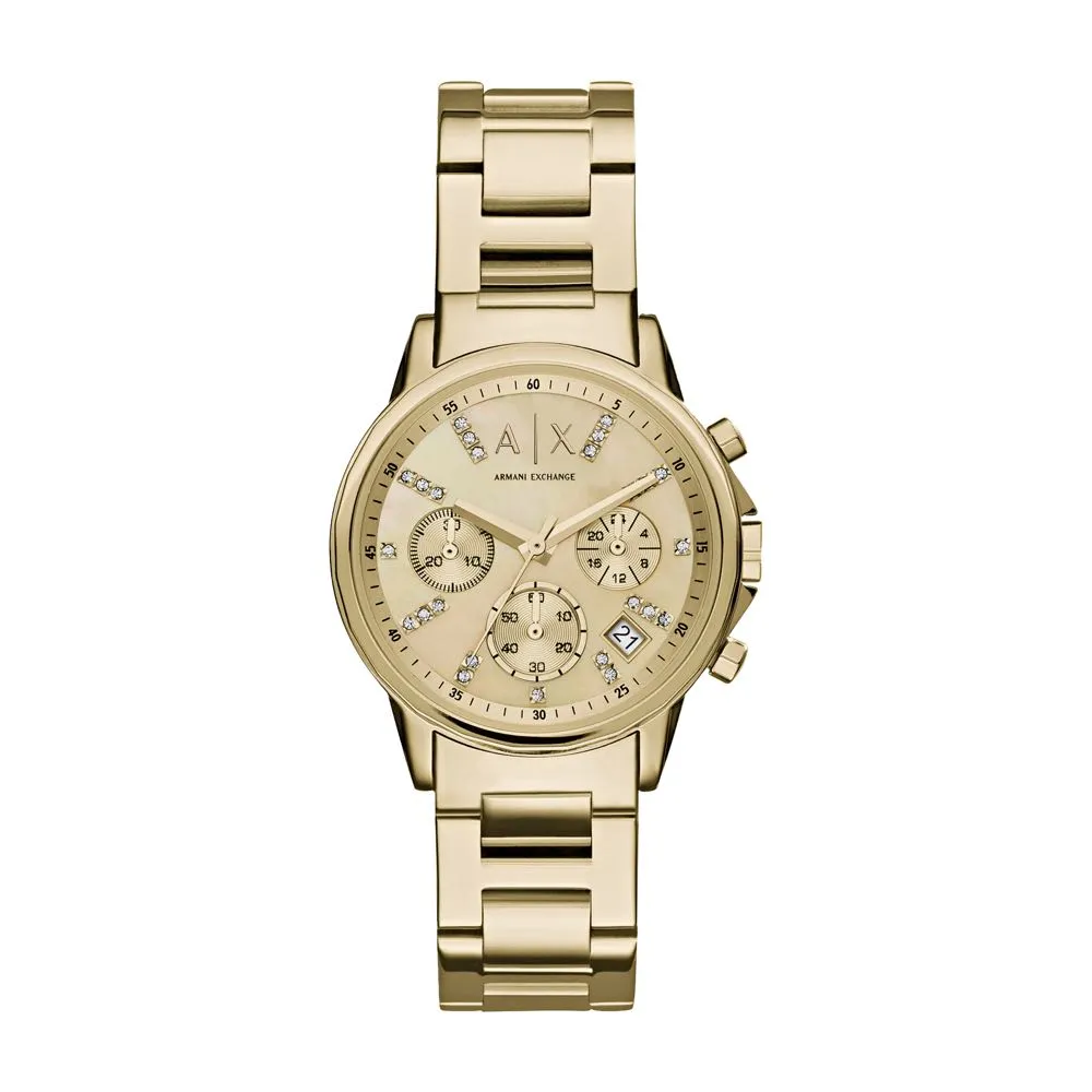 Reloj Armani Exchange Lady Banks AX4327 Dorado