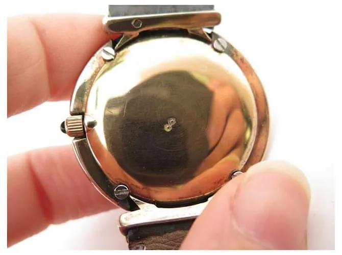 RELOJ VINTAGE OMEGA DE VILLE 1031 35RELOJ MECÁNICO MM PLATA VERMEIL CHAPADO ORO Dorado 