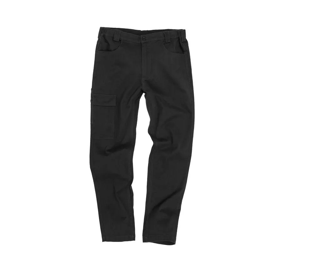 RESULT RS470  PANTALON CHINO ESTIRAMIENTO  BLACK