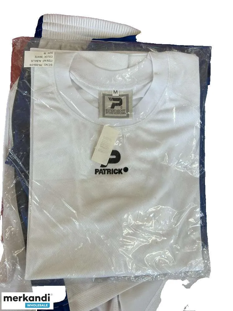 Ropa deportiva de Patrick: camisetas, pantalones cortos, chándales, chaquetas.