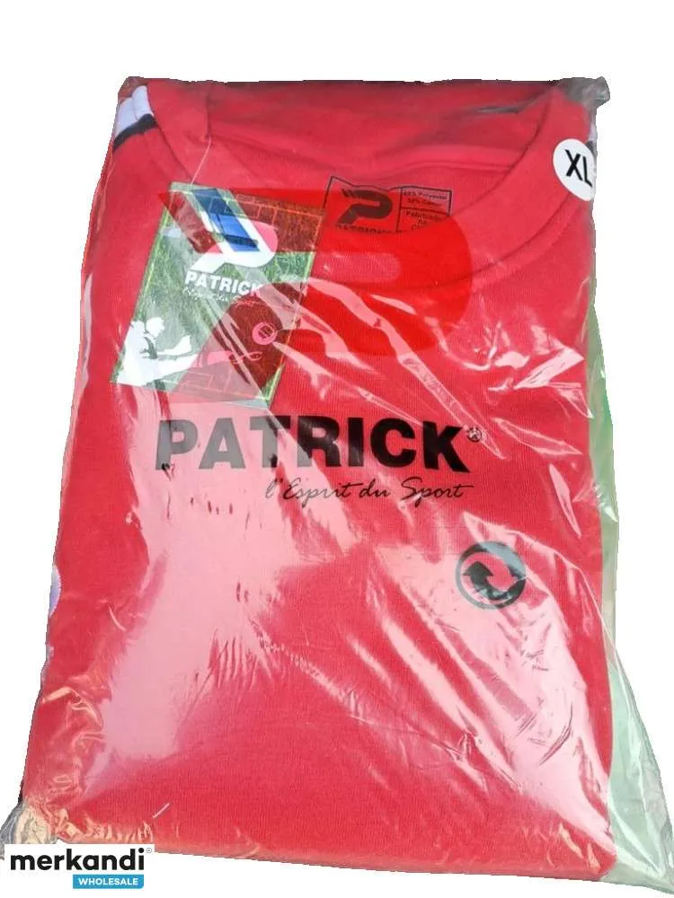 Ropa deportiva de Patrick: camisetas, pantalones cortos, chándales, chaquetas.