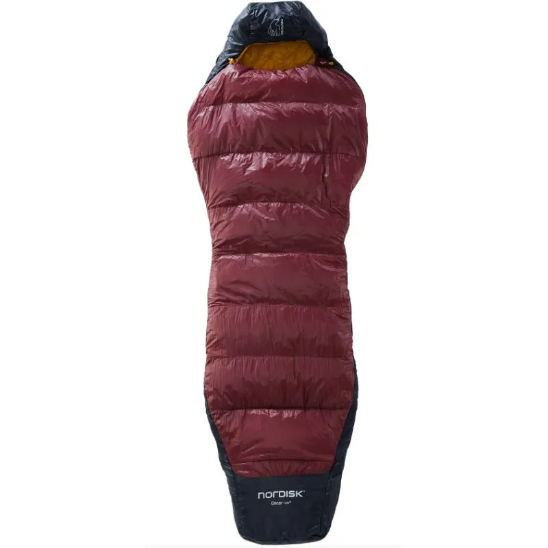 Saco de dormir NORDISK Oscar +10° Curve M (Rio Red)