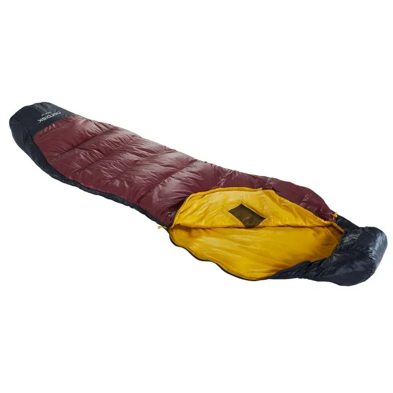Saco de dormir NORDISK Oscar +10° Curve M (Rio Red)